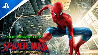 Thumbnail: NEW Insomniac Adapted Brand New Day Spider-Man Suit In Marvel's Spider-Man 2
