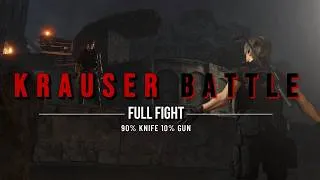 Thumbnail: Leon vs Krauser | Full Cinematic Knife Fight - Resident Evil 4 Remake (1440p/60FPS)