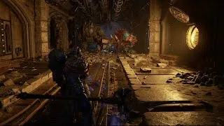 Thumbnail: Warhammer Space Marine 2: Dreadnought Vs Chaos Warriors of Tzeentch and HelDrake #warhammer #gaming