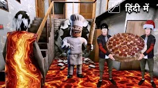 Thumbnail: Can I Escape Papa Pizza's PIZZERIA | Lava Granny Vs Papa Pizza's PIZZERIA