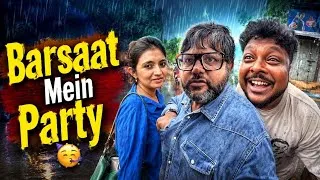 Thumbnail: Barsaat Mein Boss Ke Sath Party 😅 | RJ Praveen | Funny Video | Comedy Video