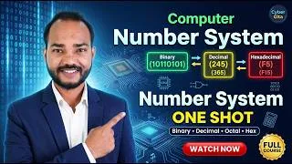 Thumbnail: Computer Number System in One Shot | Binary, Decimal, Octal & Hexadecimal