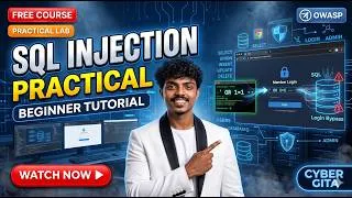 Thumbnail: SQL Injection Practical | SQL Injection Tutorial for Beginners | OWASP Web Pentesting DAY 18
