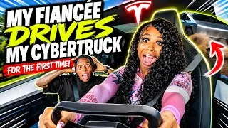 Thumbnail: FIANCÉE DRIVES MY CYBERTRUCK FOR FIRST TIME 😱!!