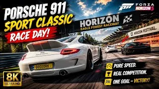Thumbnail: Racing Porsche 911 Sport Classic at Eagle Forest Raceway 🔥 | Forza Horizon 5 🏁🏎️