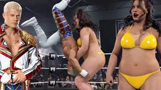 Thumbnail: INDIAN WRESTLER TAMANNA VS CODY RHODES TOP MOMENT #codyrhodes #tamanna #tamannaah #wwe2k26 #trending