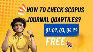 Thumbnail: How to Check Scopus Journals Quartiles Q1, Q2, Q3, Q4 free? | Scimago Journal & Country Rank | SJR