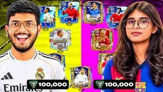 Thumbnail: 100,000 vs 100,000 FC Points Pack Opening! Husband vs Wife - FC MOBILE