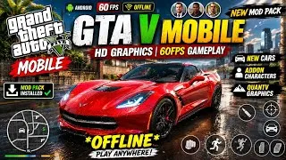 Thumbnail: GTA V MOBILE HD (ANDROID) OFFLINE | NEW MOD PACK CAR, ADDON CHARACTER, QUANTV