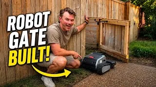 Thumbnail: I Made a Robot Gate for My Robot Lawn Mower! | DIY Automatic Mower Gate