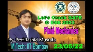 Thumbnail: Fluid Mechanics Question Solution | Community Section | RM Classroom | Prof. Rashid Mustafa| GATE 23