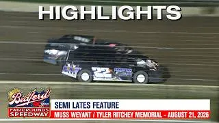 Thumbnail: Semi Lates Feature Race | 21 August 2026 | Bedford Speedway