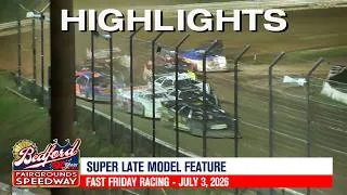 Thumbnail: Super Late Model Feature Race | 3 July 2026 | Bedford Speedway