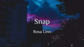 Thumbnail: Rosa Linn - Snap (Lyrics) | SpeedUp