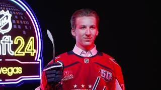 Thumbnail: Cole Hutson is a Washington Capital 🪄
