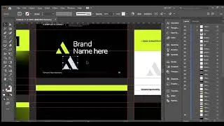 Thumbnail: Minimal Brand Guidelines Template – Black & Neon Green Identity protfolio 2