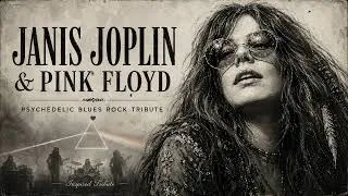 Thumbnail: Janis Joplin & Pink Floyd – Halo Buried Deep | Resonator Slide & Hammond Organ (Inspired Tribute)