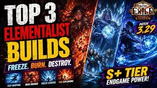 Thumbnail: TOP 3 BEST ELEMENTALIST BUILDS IN PATH OF EXILE 1 PATCH 3.29