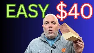 Thumbnail: $40 in 11 Minutes Using Only Scrap Wood.  Fast Woodworking Project