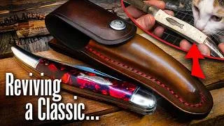 Thumbnail: Refurbishing a Vintage Imperial Folding Knife and Leather Sheath
