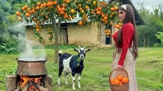 Thumbnail: Rural Life Far from Civilization | Harvesting Herbs & Cooking Ghormeh Sab