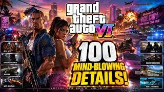 Thumbnail: 100 Mind-Blowing GTA 6 Details You Missed | Rockstar Hid These Secrets! 🤯