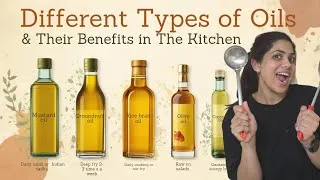 Thumbnail: Best Cooking Oil for Indian Kitchen | Types of Fats, Smoke Point & Oil Rotation Explained