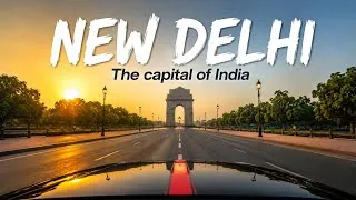 Thumbnail: New Delhi Morning Drive | Rashtrapati Bhavan, Parliament & India Gate 