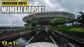 Thumbnail: Mumbai Airport Monsoon Drive | Terminal 2 (T2) to Terminal 1 (T1)