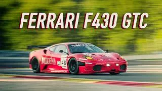 Thumbnail: Onboard: Ferrari F430 GTC Hot Lap during sunset on Spa - HQ V8 sound