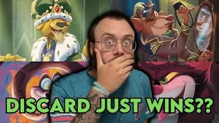 Thumbnail: Is This Disney Lorcana's Most Polarizing Deck?? Emerald Steel Discard Gameplay!!