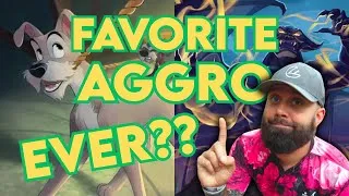 Thumbnail: The Most Fun I've Had Playing Aggro!! Chernadog Deck Review!! Amber Emerald Lorcana Decks!