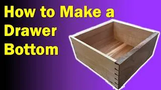 Thumbnail: How to Make a Traditional Drawer Bottom | Rob Cosman