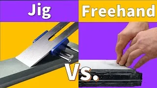 Thumbnail: Sharpening Hand Tools - Freehand vs Jig Methods