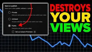 Thumbnail: These NEW Upload Mistakes DESTROY Your Views on YouTube (stop doing these)