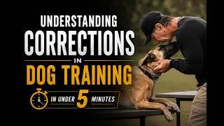 Thumbnail: Understanding Corrections in DOG TRAINING in less than 5 Minutes