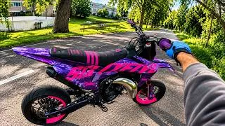 Thumbnail: Morning Ride on My 65CC Mini Supermoto