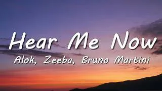 Thumbnail: Alok, Zeeba, Bruno Martini - Hear Me Now (Lyrics)