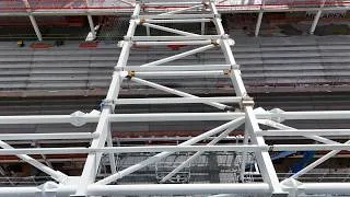 Thumbnail: Wrexham AFC Kop Stand - a VERY SLOW flyby