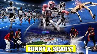 Thumbnail: China’s Robot Games Were Hilarious… But Also SERIOUS! || 100m, Long Jump, Boxing & More
