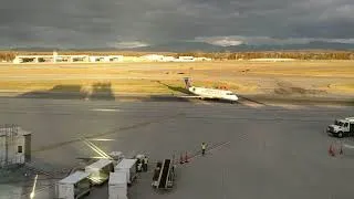 Thumbnail: United 4328 CRJ200 Landing in Stormy Burlington Vermont (BTV)