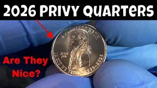 Thumbnail: How Nice Are the 2026 Privy Mark Quarters?! - Let's Take a Closer Look