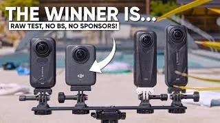 Thumbnail: Insta360 X6 vs DJI Osmo360 vs X5 vs X4 Air - In-Depth HONSET Comparison!