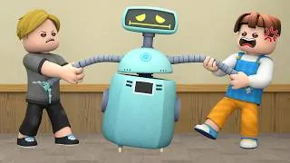 Thumbnail: ROBLOX Brookhaven 🏡RP: Crazy Robot Out of Control! | Roblox Jack