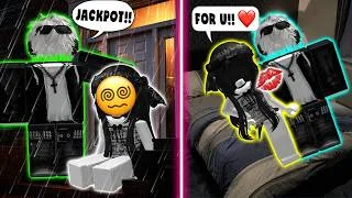 Thumbnail: 🌧️ I Ran Through The Rain To Save My Enemy... Then She Kissed Me 😳 TTS Roblox Story