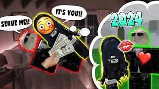Thumbnail: 😳 My Billionaire Client Was Actually My First Love ❤️ TTS Roblox Story