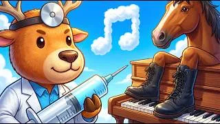 Thumbnail: When Brainrot Visit Animal Hospital 🎵 Crossover