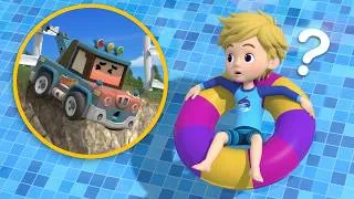 Thumbnail: Splash Safety💦│Best Daily life Safety Series🚑│Pool Safety│Robocar POLI TV