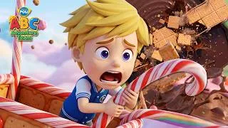 Thumbnail: EP03 Candy Land 🍭│ABC Adventure Team│Bubble Gum & Chocolate│Learn English Words│Robocar POLI TV