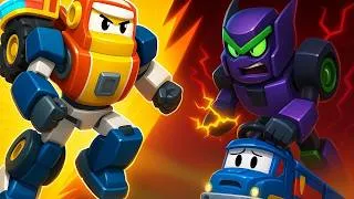 Thumbnail: Robofuse Stops The Train 🚂 Rescue Vehicles For Kids | Robofuse